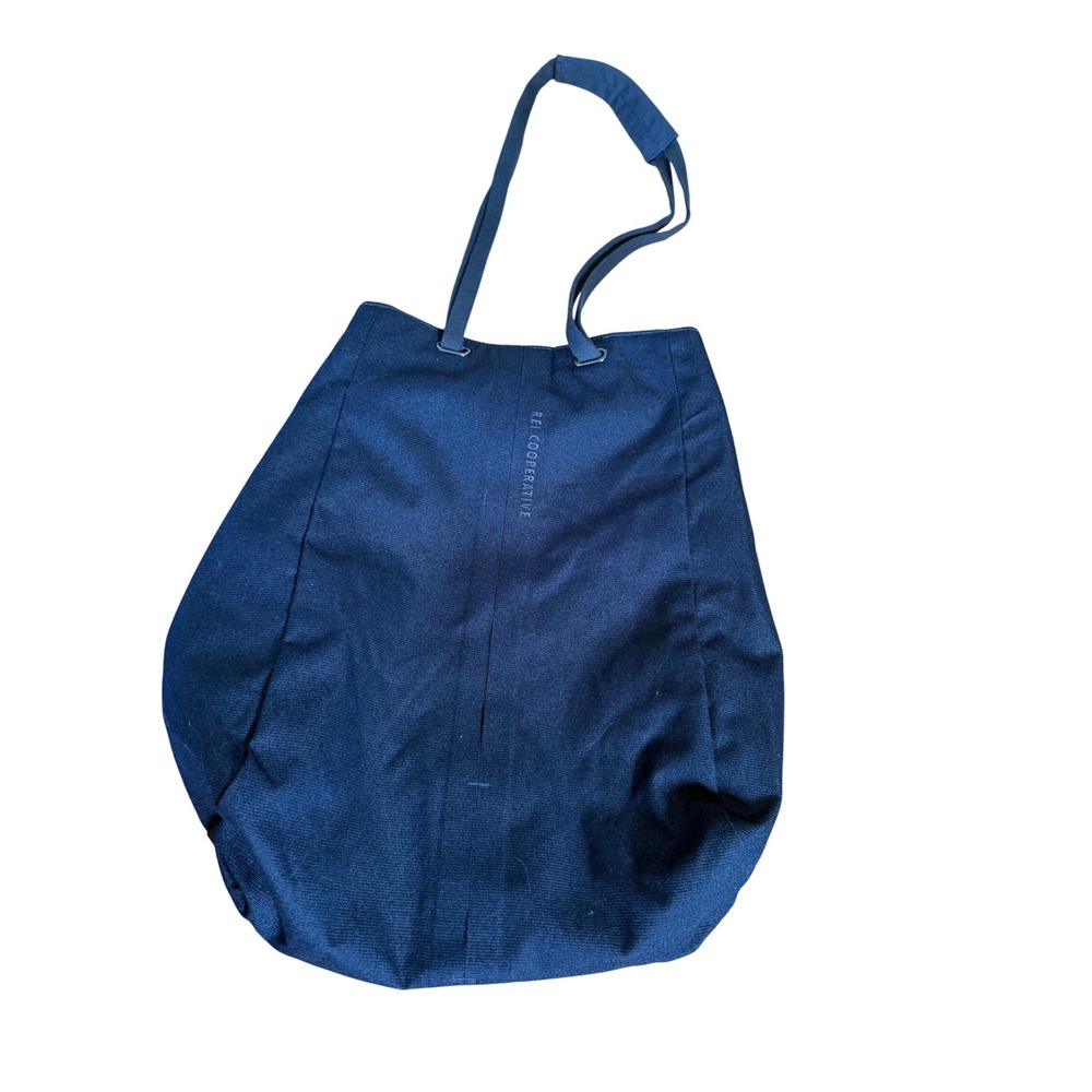 REI Co-op Beyonder Tote Bag Black Canvas Padded Shoulder Strap Drawstring Bag